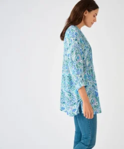 Tunique créponnée pure viscose