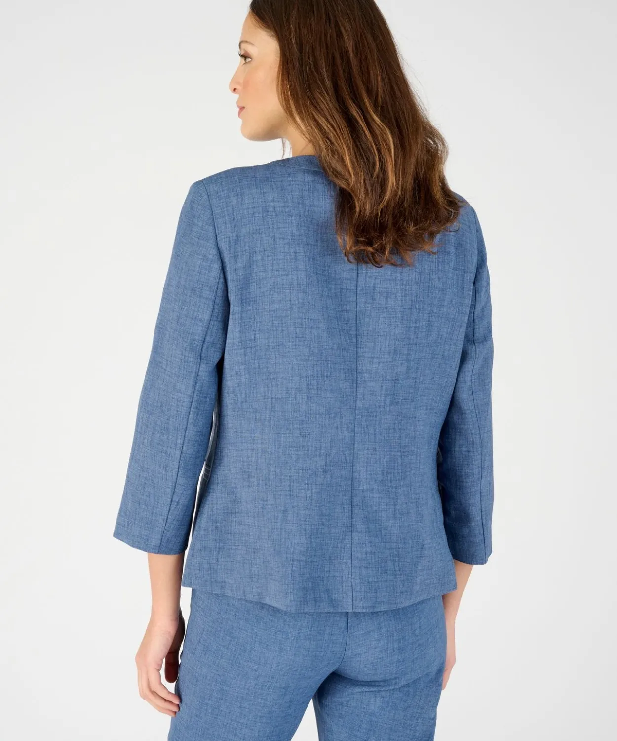 Veste courte tissu texturé