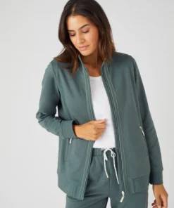 Veste de jogging zippée
