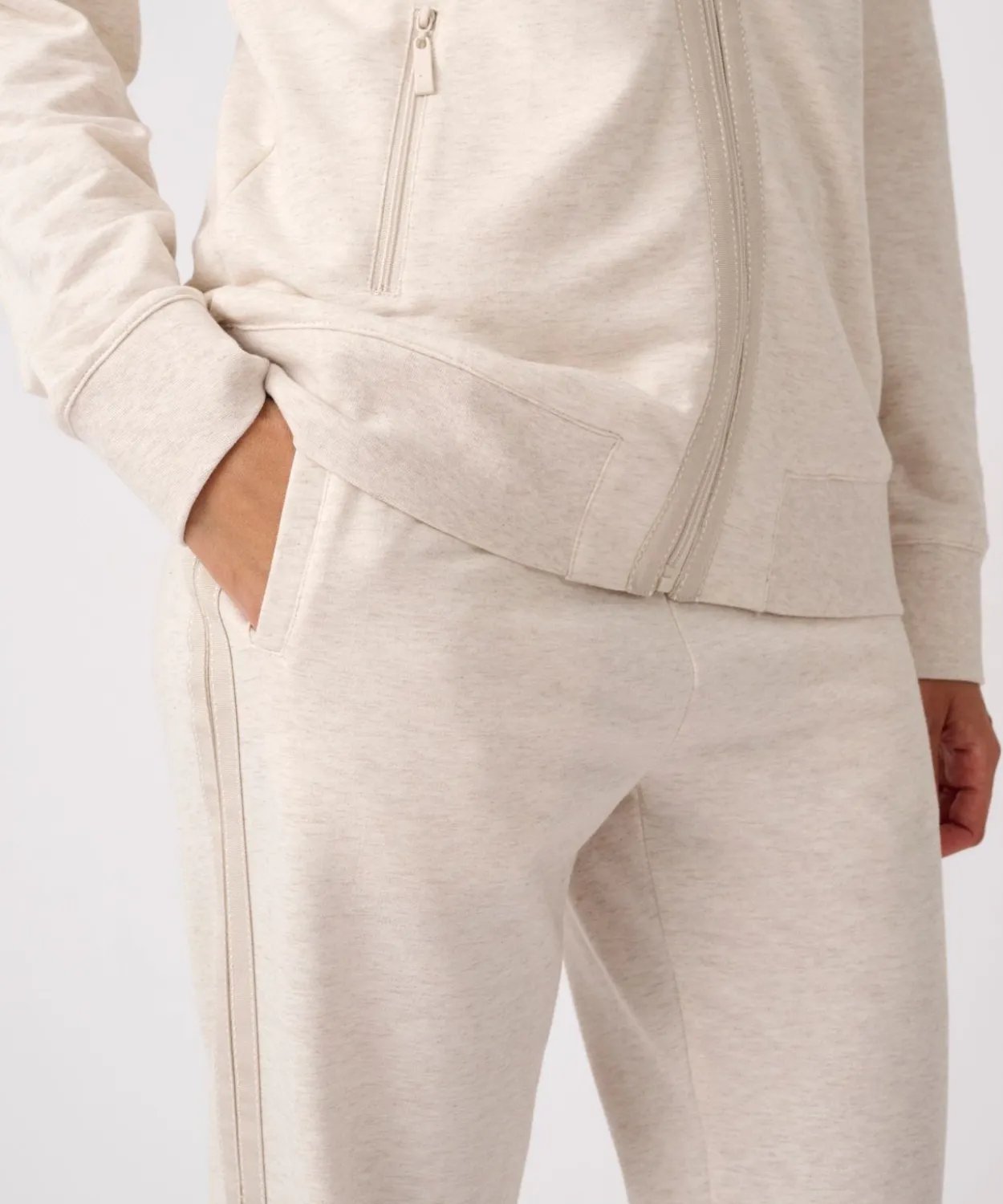 Veste de jogging zippée