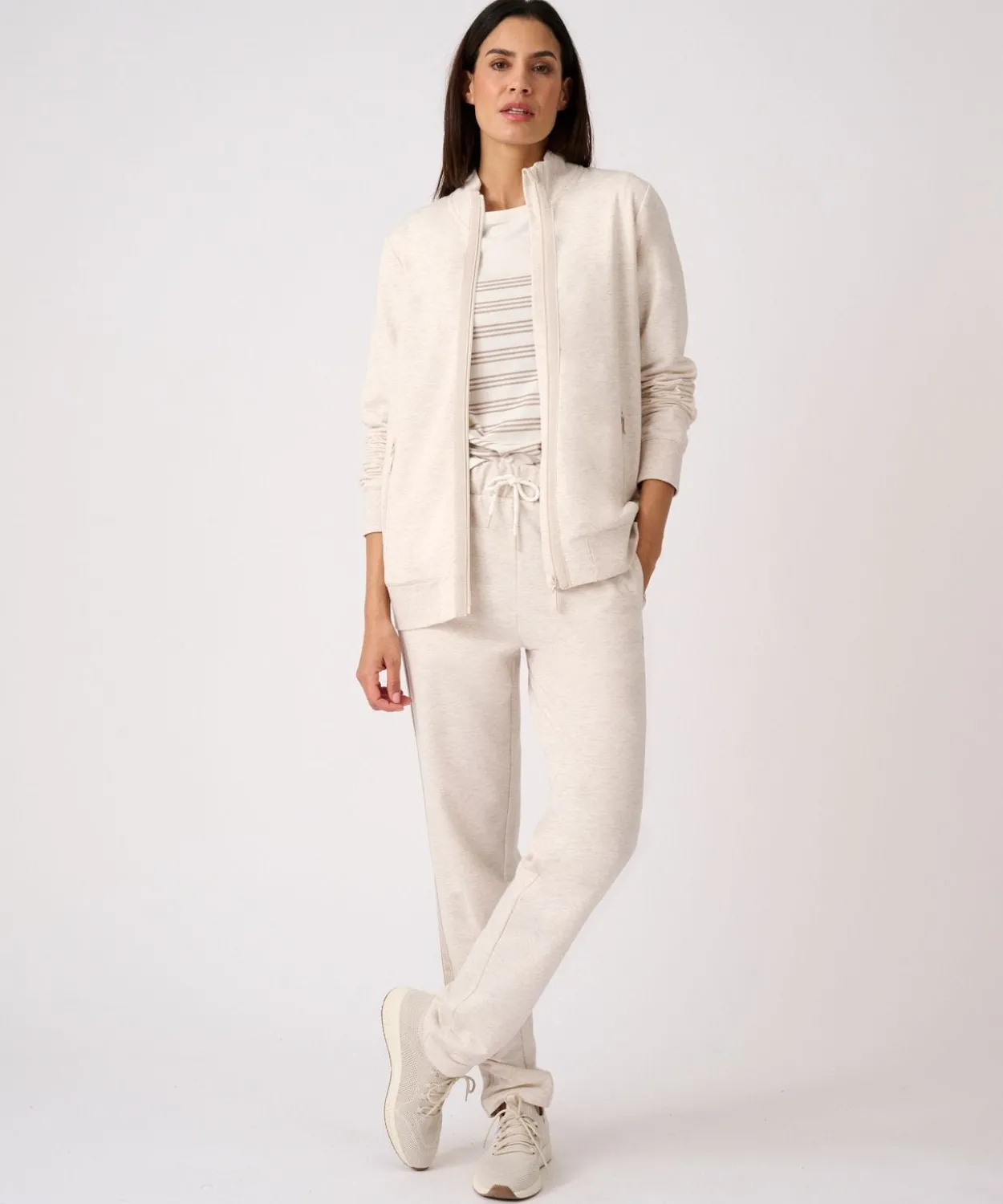 Veste de jogging zippée