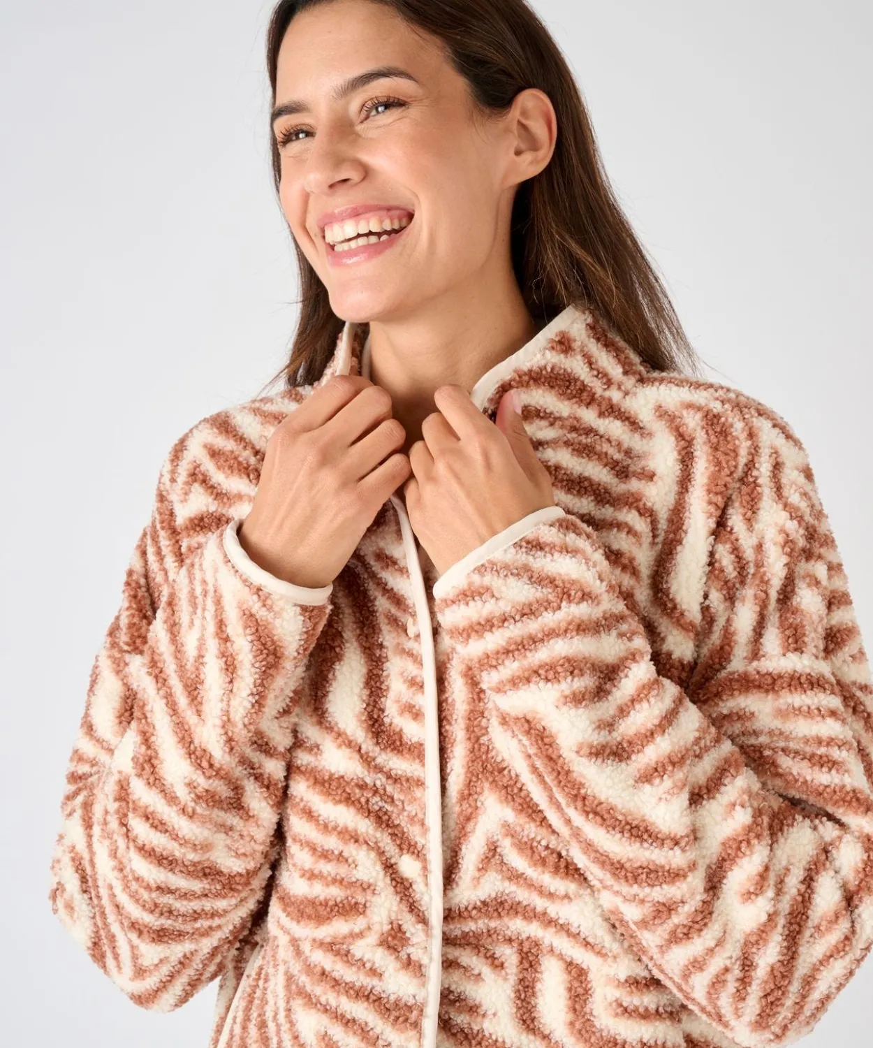 Veste d'intérieur Thermolactyl en maille moutonnée