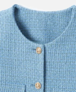 Veste effet tweed