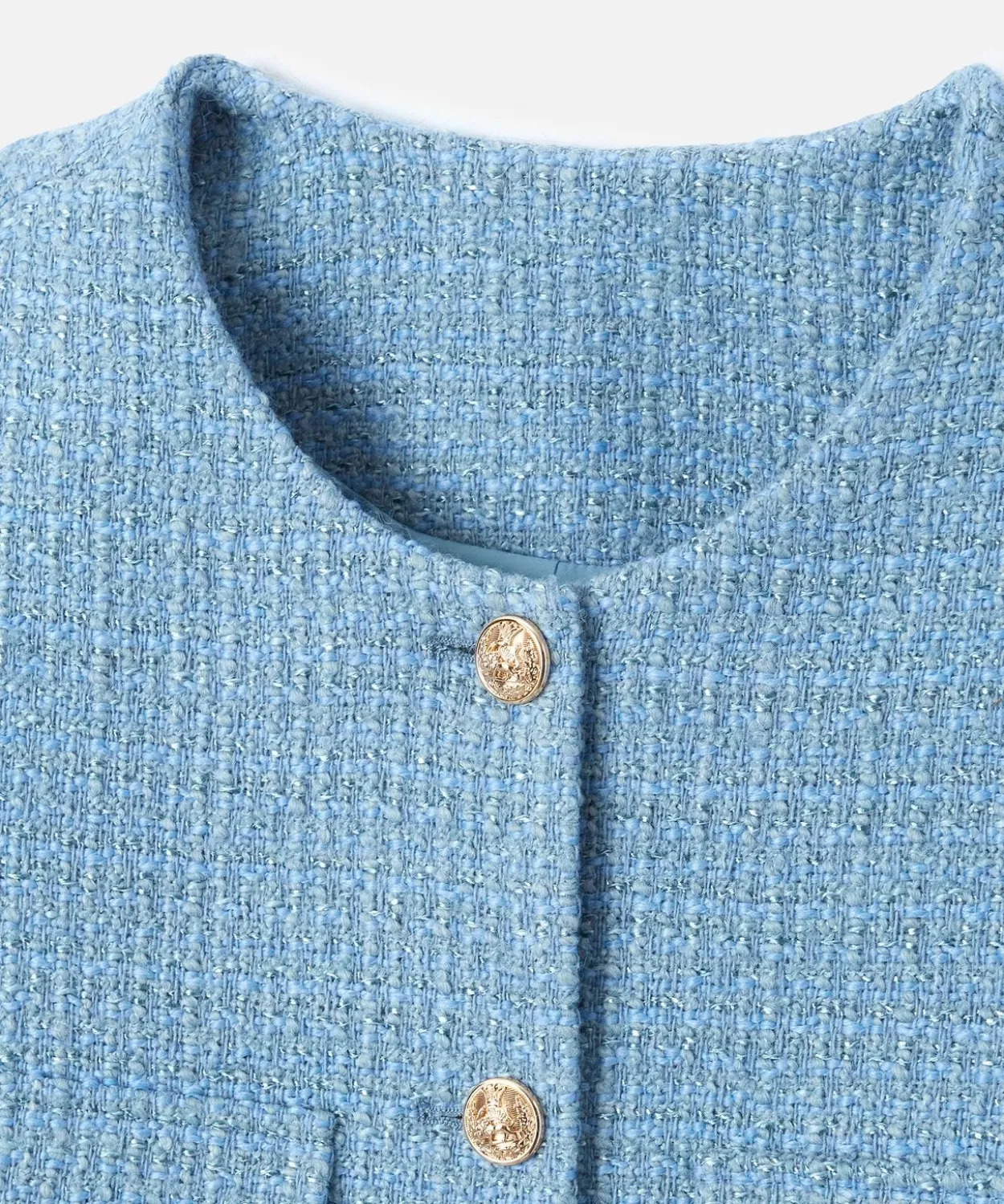 Veste effet tweed