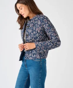 Veste matelassée imprimée