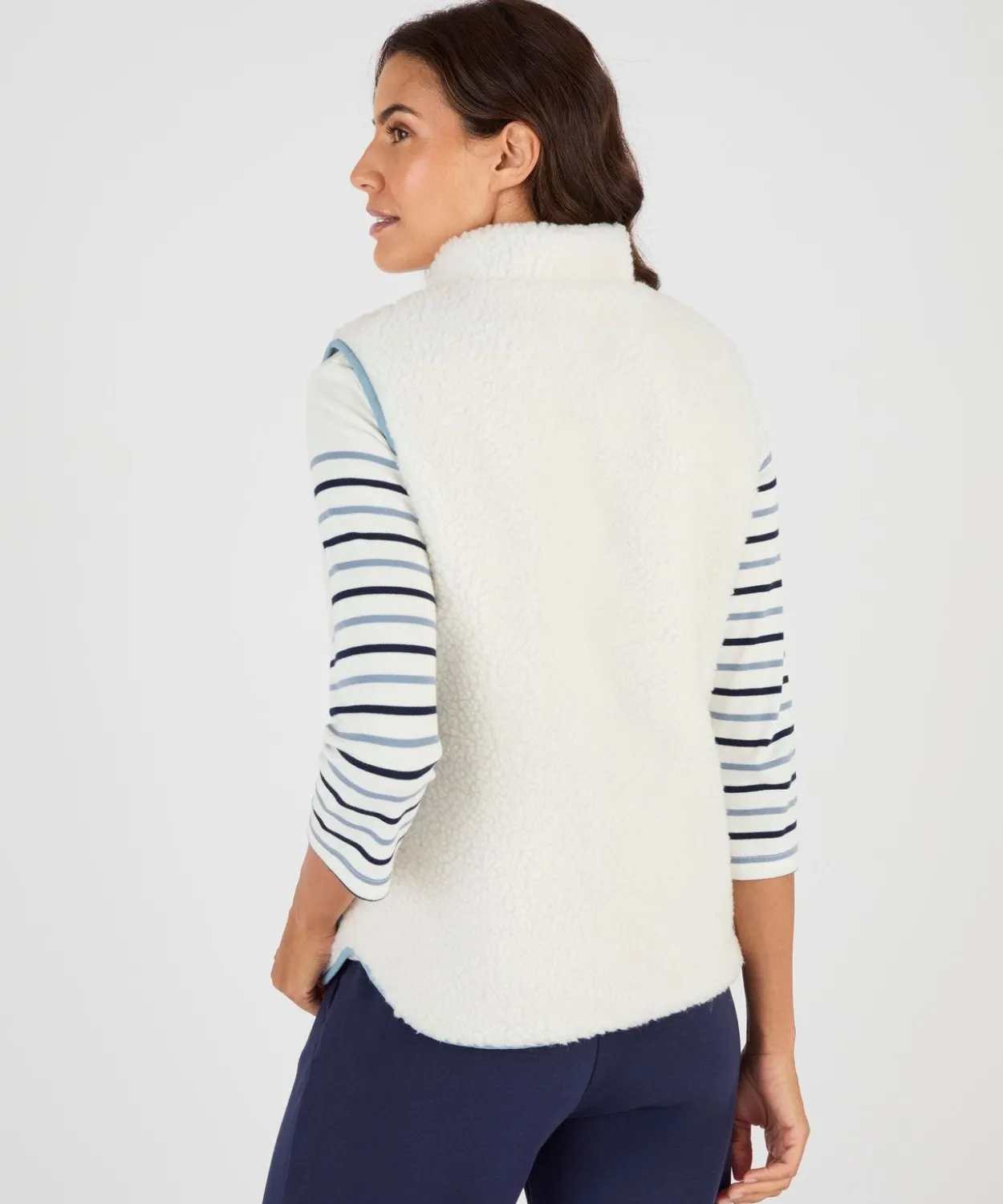 Veste sans manches réversible