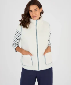 Veste sans manches réversible