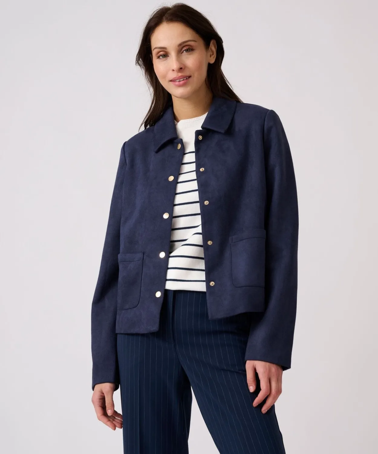 Veste suédine