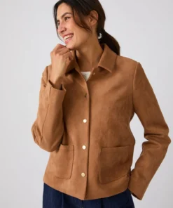 Veste suédine