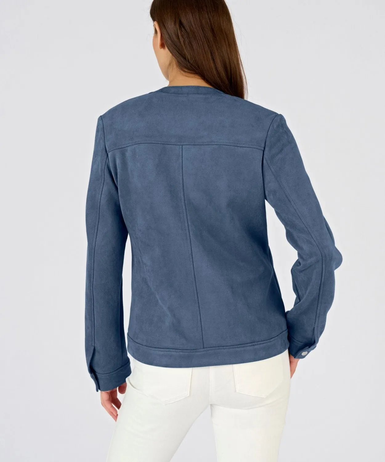 Veste suédine stretch